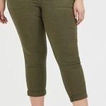 Torrid Cropped Aviator Skinny Stretch Twill Mid-Rise Pants Size 12 Photo 0