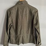 Krazy Kat VINTAGE fall floral embroidered metallic zip denim jacket retro cottagecore 90’s Photo 6