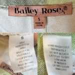 Bailey Rose High Rise Baggy Wide Leg Cotton Twill Pants Jeans Green size Small Photo 4