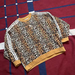 Adidas Leopard Luxe Trefoil Oversized Sweatshirt
 Originals Print
Women’s M Photo 0