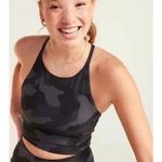 Old Navy Active Camo Tank Top Built-In Bra Athletic Top Size L Grunge Indie Gym Photo 4