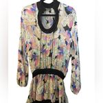 Roberto Cavalli  Women's Floral Keyhole Printed Blouse Photo 4