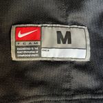 Nike  Team Black White Rugby Soccer Training V-Neck Shirt Size Large EUC #0852-AT Photo 2