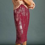 Anthropologie By  Magenta Sequin
Knit Midi Pencil Skirt S Photo 2