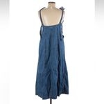 Free People  Time After Time Maxi Denim Button Down Dress Photo 2