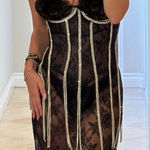 Akira CRYSTALIZING BLING UNDERBUST BELT Photo 0