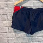 J.Crew NWT  Small Red & Navy Blue Colorblock Breatheable Nylon Shorts 1.5” inseam Photo 6