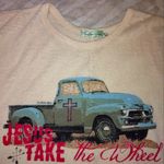 Women's NWOTS Boutique Blouses. "Jesus Take the Wheel" Size: XL/XXL Photo 1