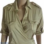 Moda  International stretchy wrap blouse Photo 1