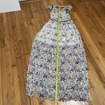 Free People Cherry Blossom Sheer Mesh Maxi Gown Dress Size 4 Photo 10