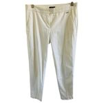 Escada Sport Ivory Jacquard Slim Pants Subtle Snakeskin Size 6 Photo 2