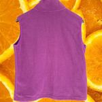 PURPLE‎ The Animal Rescue Paw Print Fleece Vest Size Small Purple Photo 4