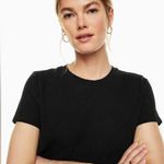 Wilfred Free Weekend Hip Short Sleeve T-Shirt - Black - XS Photo 1