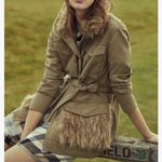 Anthropologie  Utility Jacket Fur-trimmed Parka Jacket Moss Green
Size XXS Photo 9