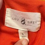 Lou & grey  Women's Red Sleeveless Midi Summer‎ Dress Size L Photo 2