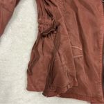 Marrakech Amber Moto Jacket Womens Red Soft Asymmetrical Full Zip Cupro Blend L Brown Size L Photo 6