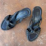 Y2K black sandal heels sz 7.5 Photo 0