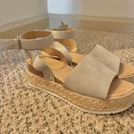These Three Boutique Grey Espadrille Platform Wedges Photo 0