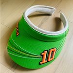 Vintage y2K Danica Patrick Nascar Sun Visor Chase Authentics Neon Green Orange Photo 0