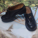 Ariat  Mendocino western tassle black leather clogs/mules size 6 Photo 1