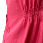 BCBGMAXAZRIA  Pink Coral Wide Ruffle Collar Faux Wrap Sleeveless Blouse, Sz S Photo 9