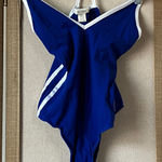 Bozzolo  Royal Blue and White bodysuit large Photo 0
