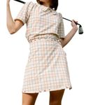 Byrdie Golf Social Lena Wrap Skort Small White Photo 6