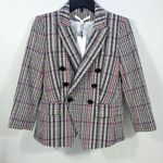 Veronica Beard Empire Tweed Plaid Dickey Jacket Multi 2 NWT Blazer Photo 1