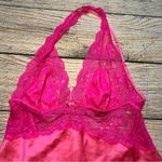 Victoria's Secret Satin Lace Barbie Pink Slip Dress Nightgown Lingerie Size Large Photo 9