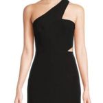 Aidan Mattox One Shoulder Crêpe Front Slit Maxi Dress, Size 0 New w/Tag $195 Photo 2