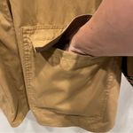 Cute camel tan leopard lined rain jacket Vintage 80’s Photo 9