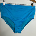 Lands' End  blue swim bottoms women’s size 12 bikini full coverage beach‎ summer Photo 0