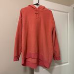 Nike  Mini Swoosh Oversized Plush Hoodie in Archaeo Pink Photo 5
