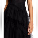 BCBGMAXAZRIA Size 6 Corset Tulle Tiered Oly Gown in Black (Blogger favorite) Photo 4