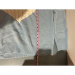 Unbranded heart sweater size XL winter holidays knit Blue Photo 4