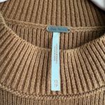 Free People Easy Street Brown and Red Striped Cropped Rib Knit Sweater size XS Photo 3