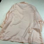 Vintage Christian Dior Pink Satin Pearl Button Lace Collar Gown Stain Size M Photo 4