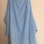 Forever 21  Blue PinStriped Midi Wrap Skirt Photo 6