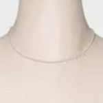 A New Day Silver Cubic Zirconia Chain Necklace - Photo 1