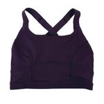 Lululemon  Pure Practice Bra Deep Zinfandel Purple Women 6 Luxtreme‎ Strappy Photo 4