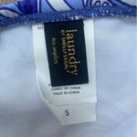 Laundry by Shelli Segal LAUNDRY NWT Bikini Small Swimwear Triangle Top Ruffle Bottom Paisley Embroidered Photo 10