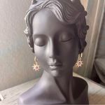 New! Purple Gold Sun Earrings & Necklace Sundrop Earrings Set 18k gold Plated Photo 1