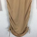 superdown Lindsey Nude Long Sleeve Ruched Side Mini Dress XS Photo 9