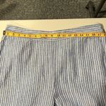 1. State State Blue and White Striped Wide Leg Pants Photo 7