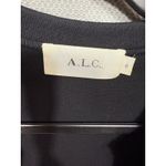 ALC Frank A.L.C. Black Zip Front Sleeveless Midi Dress Size 6 Photo 3