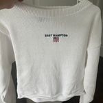 East Hampton Cropped Knit Sweater Photo 1