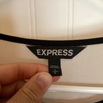 EXPRESS taupe blouse with key hole detail 3/4 length sleeves sz S GUC Photo 1