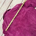 BLANK NYC  Suede Moto Jacket Fuchsia Size Small Photo 9