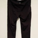 Athleta Black Cropped Workout Leggings Sporty Pants Photo 2