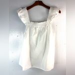 THML  M Summer Cotton Ruffle Sleeve Babydoll Crop Top - White Photo 1